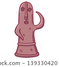 Illustration of Haniwa from the Kofun period 139330420