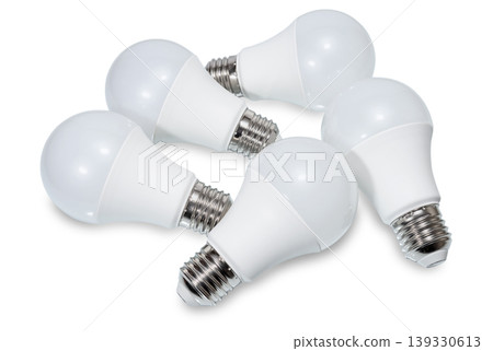 LED light bulbs close up 139330613