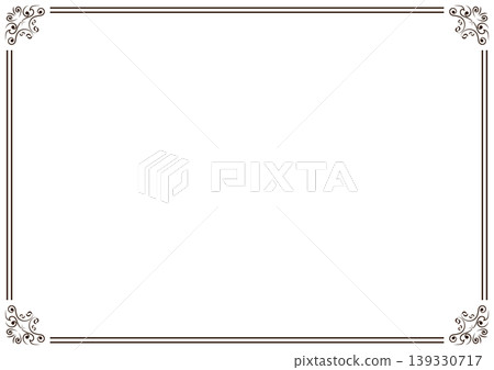 Elegant antique frame Elegant antique frame 139330717