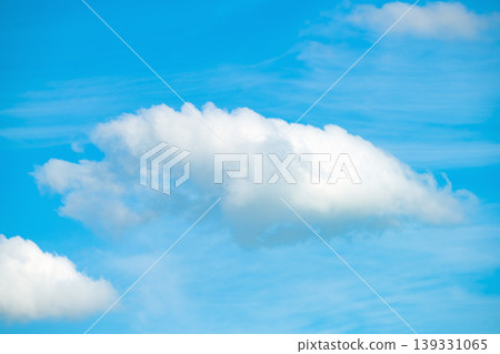 Soft White Clouds in Blue Sky Background 139331065