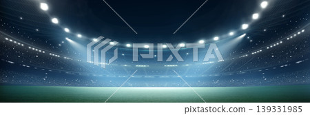 Football stadium at night. Football stadium at night. 139331985