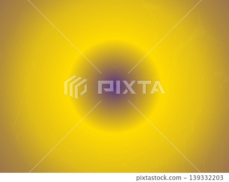 Radial yellow gradient background with central purple focal point and weathered textures. Radial yellow gradient background with central purple focal point and weathered textures. 139332203