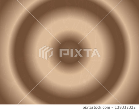 Brown concentric circles with soft glow and subtle surface texture. Brown concentric circles with soft glow and subtle surface texture. 139332322