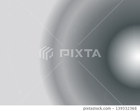 Abstract silver metallic surface with circular spotlight effect and light grunge overlay layer. Abstract silver metallic surface with circular spotlight effect and light grunge overlay layer. 139332368