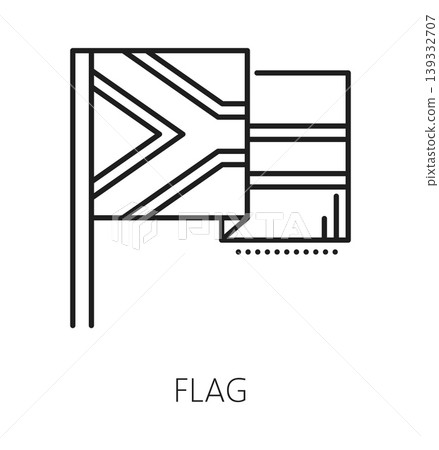 South Africa flag, African travel line icon or symbol. South Africa holiday tour icon, African country journey outline vector pictogram. Africa continent travel symbol with flag waving on pole South Africa flag, African travel line icon or symbol. South Africa holiday tour icon, African country journey outline vector pictogram. Africa continent travel symbol with flag waving on pole 139332707
