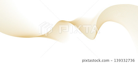 Curly golden swoosh line waves background, wavy ribbons backdrop. Luxury swoosh deluxe wave, gold line fluid background. Golden ribbon curve shiny pattern or elegant stripe premium decoration Curly golden swoosh line waves background, wavy ribbons backdrop. Luxury swoosh deluxe wave, gold line fluid background. Golden ribbon curve shiny pattern or elegant stripe premium decoration 139332736