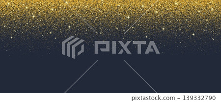 Golden shiny glitter confetti particles and dust spray effect, falling stars. Dazzling shower of golden sparkles and shimmering confetti cascading through the air. Elegant vector effect Golden shiny glitter confetti particles and dust spray effect, falling stars. Dazzling shower of golden sparkles and shimmering confetti cascading through the air. Elegant vector effect 139332790