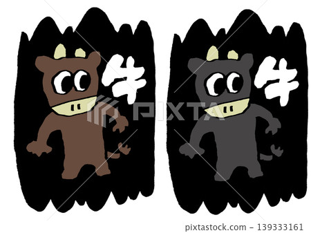 Cow sticker Cow sticker 139333161