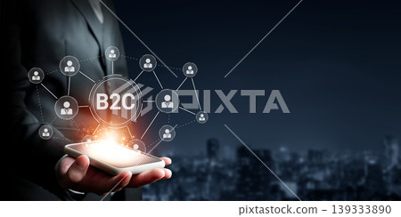 B2C Business Model Concept Representation with AI Technology in Modern Urban Environment XDMCP B2C Business Model Concept Representation with AI Technology in Modern Urban Environment XDMCP 139333890