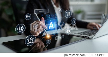 Central AI system with data logic and digital insight. Corpus Central AI system with data logic and digital insight. Corpus 139333998