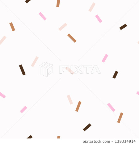 Seamless pattern with colorful confetti sprinkles on white background Seamless pattern with colorful confetti sprinkles on white background 139334914