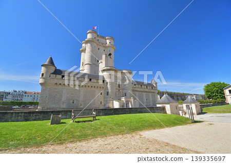 Vincennes Castle, a French castle standing under a blue sky, on the outskirts of Paris (April 24, 2026) 139335697
