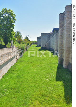 Vincennes Castle, a French castle standing under a blue sky, on the outskirts of Paris (April 24, 2026) 139335703