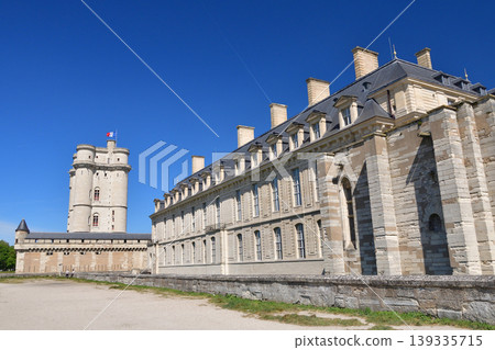 Vincennes Castle, a French castle standing under a blue sky, on the outskirts of Paris (April 24, 2026) 139335715