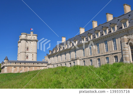 Vincennes Castle, a French castle standing under a blue sky, on the outskirts of Paris (April 24, 2026) 139335716