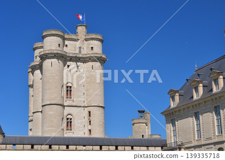 Vincennes Castle, a French castle standing under a blue sky, on the outskirts of Paris (April 24, 2026) 139335718