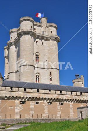 Vincennes Castle, a French castle standing under a blue sky, on the outskirts of Paris (April 24, 2026) 139335722