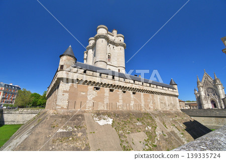 Vincennes Castle, a French castle standing under a blue sky, on the outskirts of Paris (April 24, 2026) 139335724