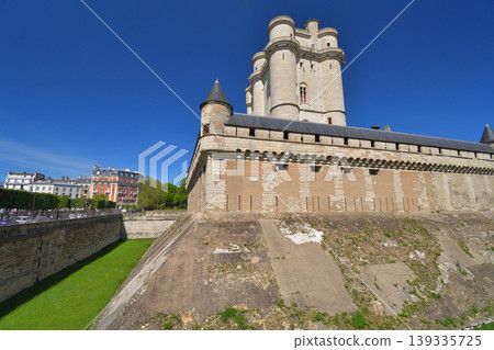 Vincennes Castle, a French castle standing under a blue sky, on the outskirts of Paris (April 24, 2026) 139335725