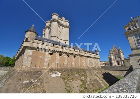 Vincennes Castle, a French castle standing under a blue sky, on the outskirts of Paris (April 24, 2026) 139335726