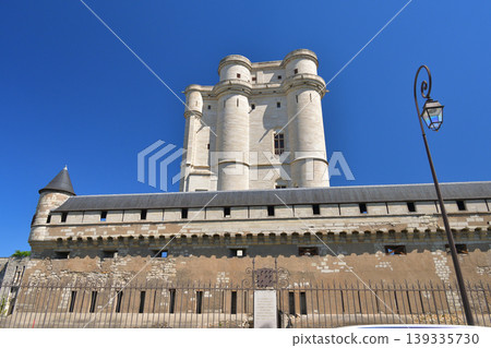 Vincennes Castle, a French castle standing under a blue sky, on the outskirts of Paris (April 24, 2026) 139335730