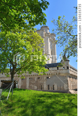 Vincennes Castle, a French castle standing under a blue sky, on the outskirts of Paris (April 24, 2026) 139335735