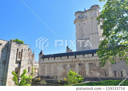 Vincennes Castle, a French castle standing under a blue sky, on the outskirts of Paris (April 24, 2026) 139335738