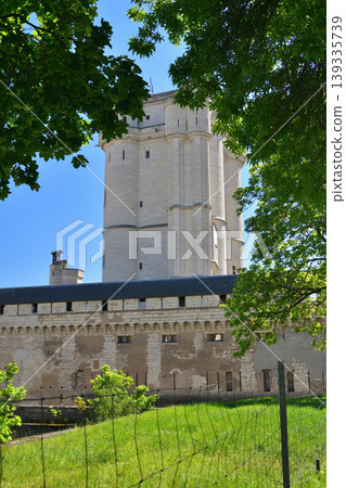 Vincennes Castle, a French castle standing under a blue sky, on the outskirts of Paris (April 24, 2026) 139335739