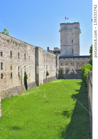 Vincennes Castle, a French castle standing under a blue sky, on the outskirts of Paris (April 24, 2026) 139335742