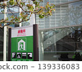 Signposts for evacuation shelters in cities 139336083