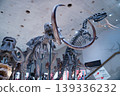 Dinosaur fossils on display in a museum 139336232