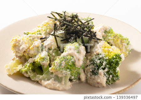 Broccoli with mayonnaise 139336497