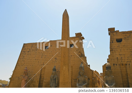 Luxor Temple, First Pylon, Obelisk, Luxor Luxor Temple, First Pylon, Obelisk, Luxor 139336558