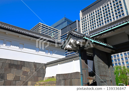 The main gate of the East Gardens of the Imperial Palace The main gate of the East Gardens of the Imperial Palace 139336847