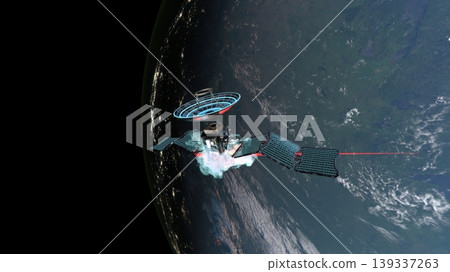 衛星和地球 139337263