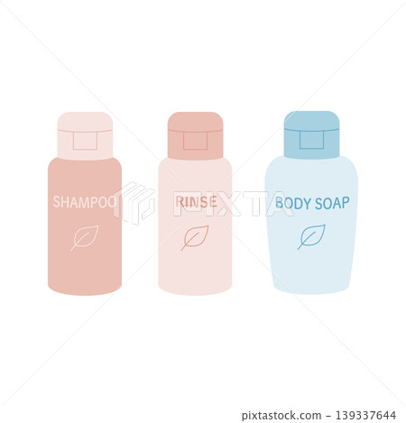 Portable shampoo, conditioner, and body wash set Portable shampoo, conditioner, and body wash set 139337644