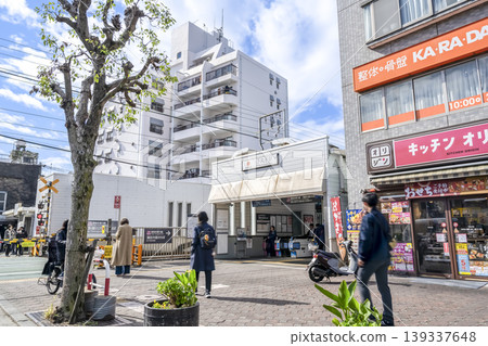 東京大田區城市景觀:下丸站前 東京大田區城市景觀:下丸站前 139337648