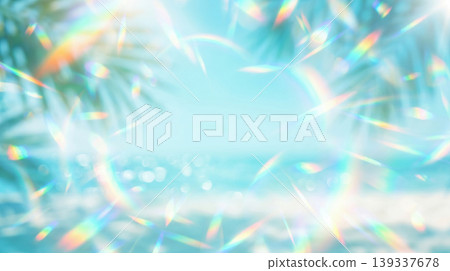 夏季主題漏光背景素材 夏季主題漏光背景素材 139337678