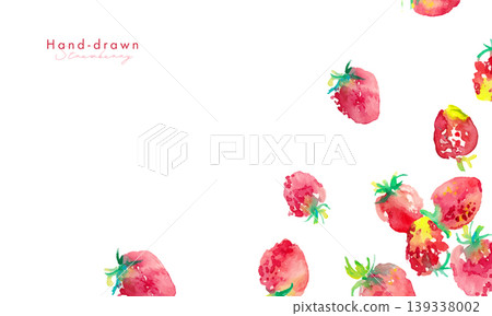 春季草莓插畫。水彩畫。水彩風格的草莓向量插圖。手繪草莓材。 春季草莓插畫。水彩畫。水彩風格的草莓向量插圖。手繪草莓材。 139338002