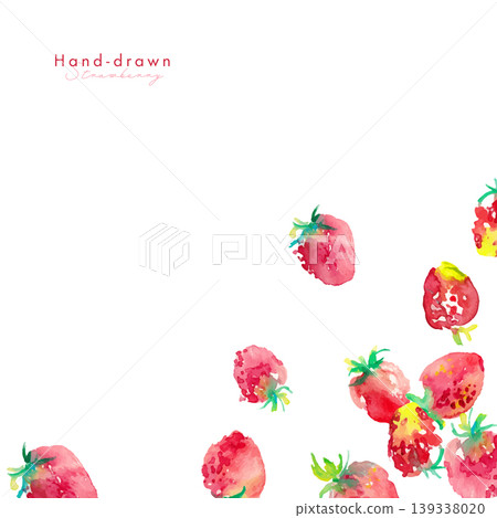 春季草莓插畫。水彩畫。水彩風格的草莓向量插圖。手繪草莓材。 春季草莓插畫。水彩畫。水彩風格的草莓向量插圖。手繪草莓材。 139338020