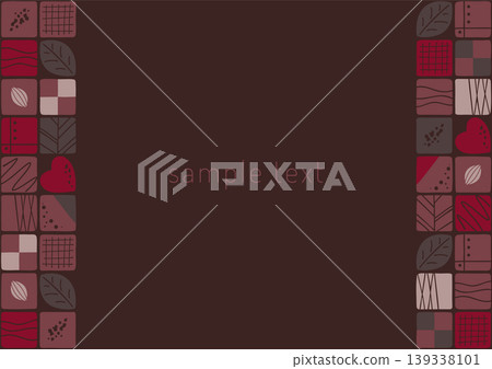 Bonbon chocolate frame material 139338101