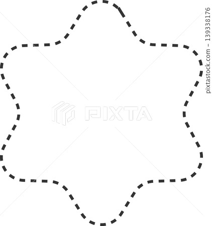 Star dash line Star dash line 139338176