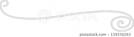 Line border set and scribble. Design element Line border set and scribble. Design element 139338263