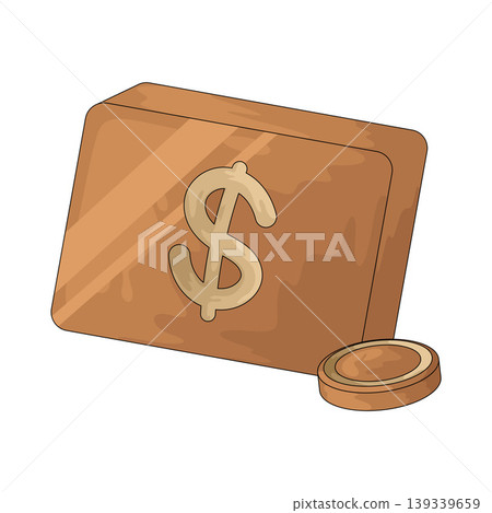 Illustration of Dollar Bronze 139339659