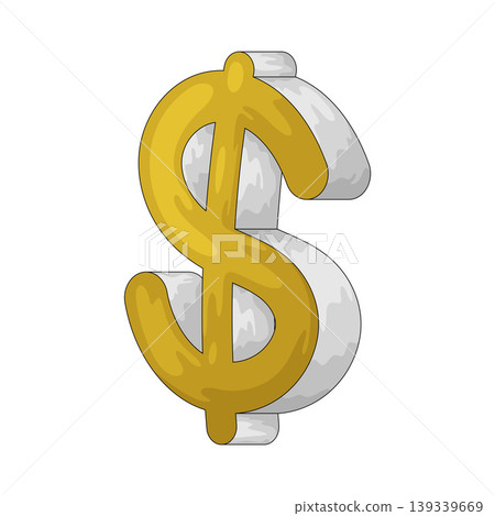 Illustration of Dollar Sign Illustration of Dollar Sign 139339669