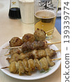 Yakitori on a skewer 139339774
