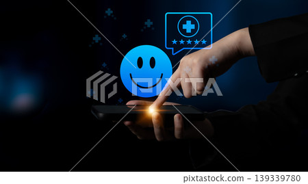 User Interaction with Digital Feedback System Featuring Smiley Face and Rating Symbols on Smartphone Touch Screen Cyphers. User Interaction with Digital Feedback System Featuring Smiley Face and Rating Symbols on Smartphone Touch Screen Cyphers. 139339780