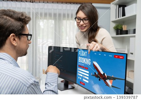 Online flight booking website provide brisk reservation system 139339787