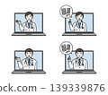 Doctors doing online medical care 139339876