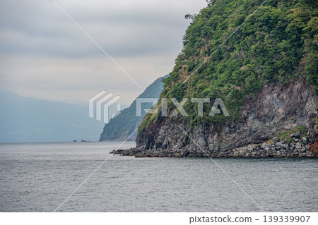 西伊豆和駿河灣的陡峭懸崖和嶙峋岩石 139339907